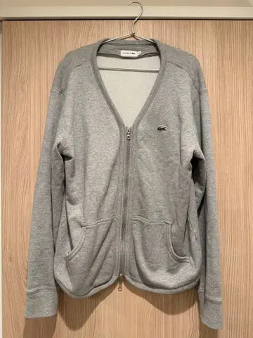 라코스테 프리미엄 맨투맨 지퍼 가디건