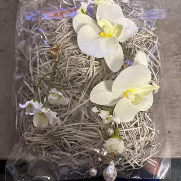 결혼식용 이어커프 & 귀찌 조화