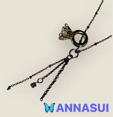 안나수이 목걸이 블랙 계열 큐빅