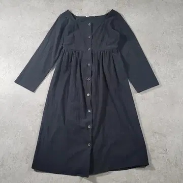 E hyphen world gallery 리본 원피스 블랙 F