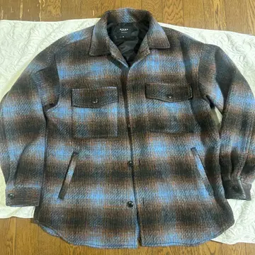 샤기 체크 CPO 셔츠