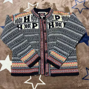 PINKHOUSE 노르딕 가디건 여성용 구제 의류 귀여운 세련된