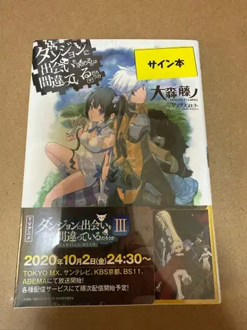 던전에서 만남을 추구하면 안 되는 걸까 사인본