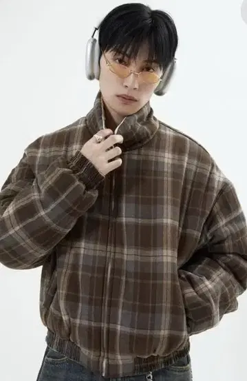 L2142 리버서블 체크 아우터 M ( beige ) 지저인 ONLINE