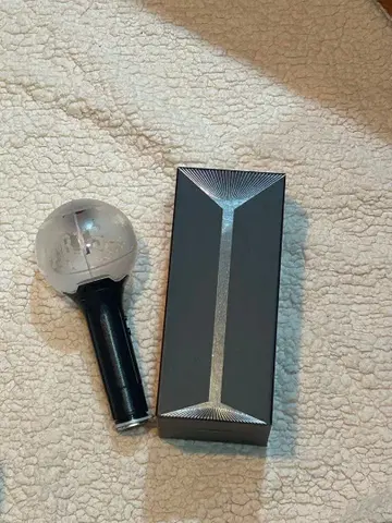 K-POP 응원봉 투명 블랙 포토 카드 포함