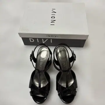 [박스 있음] INDIVI 여성용 샌들 힐 22.5cm