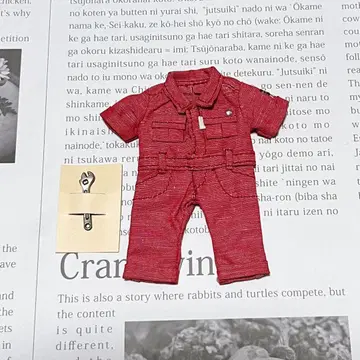 오비츠11 츠나기 미니어처 스패너 빨간색 의류 작가