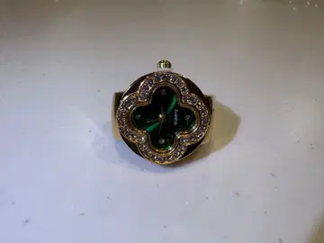 Bozhirings CLEEF 링/골드 그린