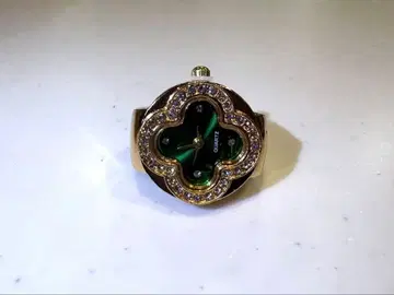 Bozhirings CLEEF 링/골드 그린