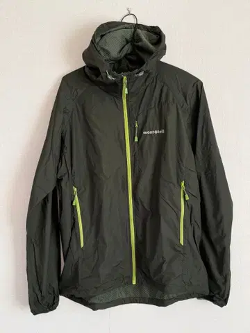mont-bell 라이트쉘 파카 다크 그린 남성용 M 사이즈