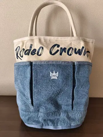 로데오 크라운즈 데님 토트백