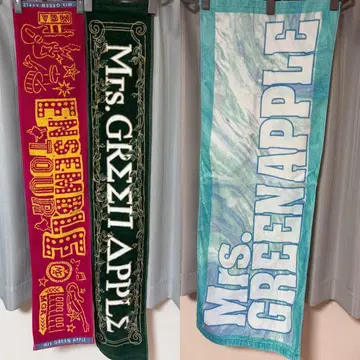 Mrs.GREEN APPLE 고무 밴드, 타월