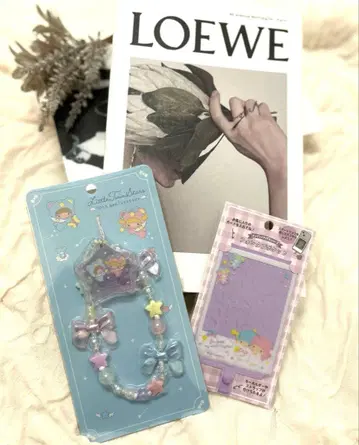 리틀트윈스타 스트랩 별하늘의 엔젤 50주년 폰탭포켓