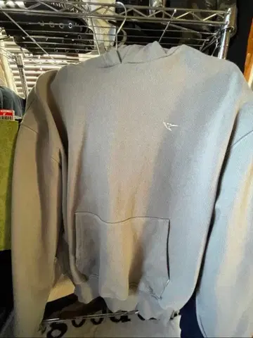 BLESS U 그레이 후드티