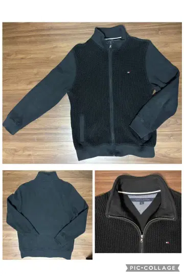 [ TOMMY HILFIGER ] 니트 집업 블루종