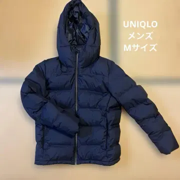 UNIQLO 심리스 다운 후드티 다운 자켓 세탁 가능 M 사이즈