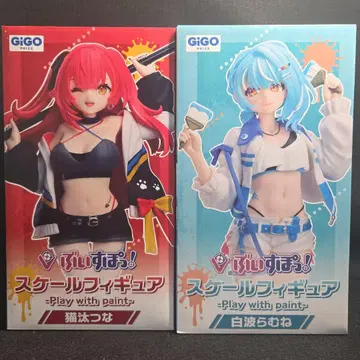 GiGO 한정판 피규어 네코타 츠나 & 시라나미 라무네