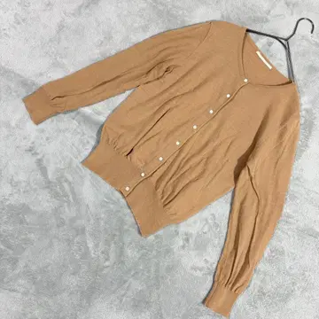 [ 고품질 ] URBAN RESEARCH 코튼 가디건 카멜 One