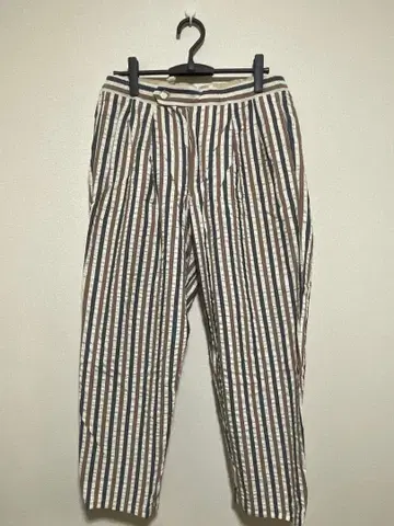 J.S.HOMESTEAD 스트라이프 이지 팬츠 32