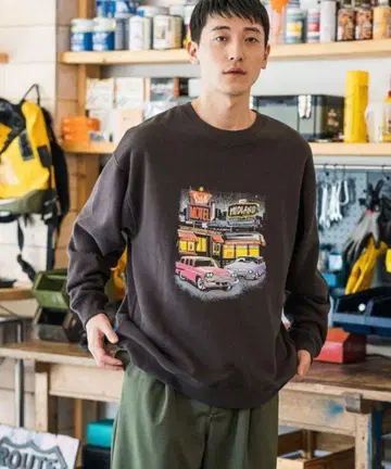 니코앤드 레트로 네오 시티 풀오버