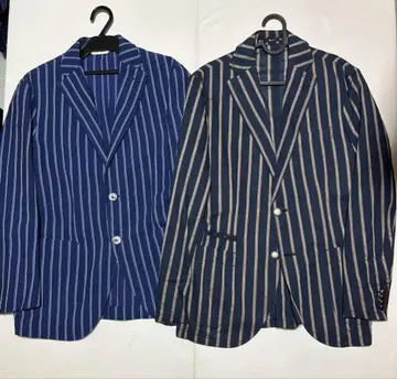 폴 스튜어트 남성용 테일러드 자켓 2세트 스트라이프