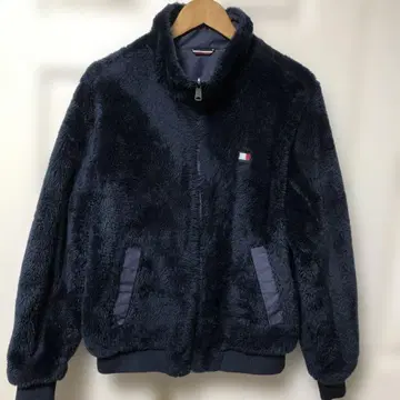 TOMMY FILFIGER 네이비 보아 자켓 리버서블