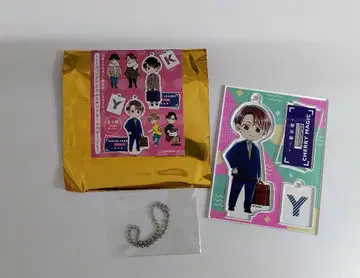 체리마호 뮤지엄 아크릴 스탠드 키링 쿠로사와 유이치 수트