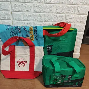 트레이더 조스 구하기 어려움 에코백 보냉백 4개 세트