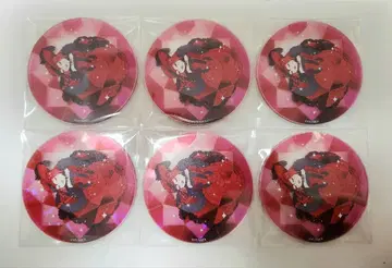 흑집사 Black Label 아크릴 코스터 마담 레드 6개