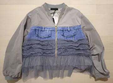 MICALLEMICALLE 미카레미카레 데님 도킹 블루종