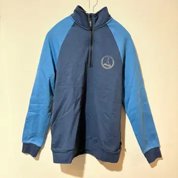 PING 하프 지퍼 스웨터 네이비/블루