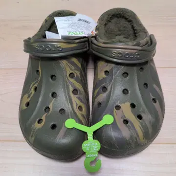 Crocs 클래식 라인드 크로그 카모플라쥬 패턴 28cm