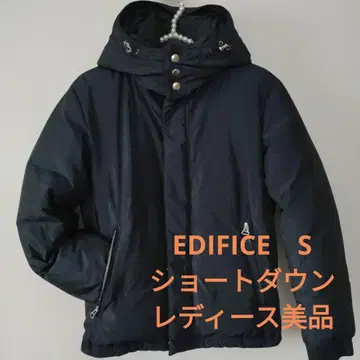 EDIFICE 다운 자켓 다크 네이비 여성용 S 컨디션 최상
