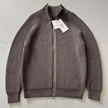 새상품 BATONER 24AW 시그니처 드라이버즈 니트 그레이지 1