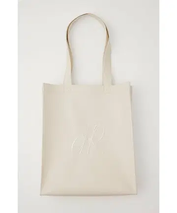 rienda WEB 한정판 R 로고 인조 가죽 토트백 덕질 토트백