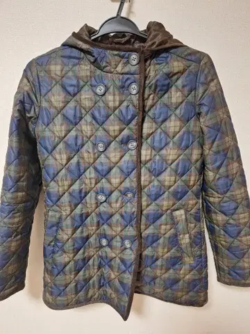 Eddie Bauer 에디바우어 체크 무늬 퀼팅 자켓