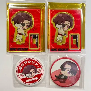 wind breaker 소방준비 극락탕 아크릴 스탠드 캔뱃지