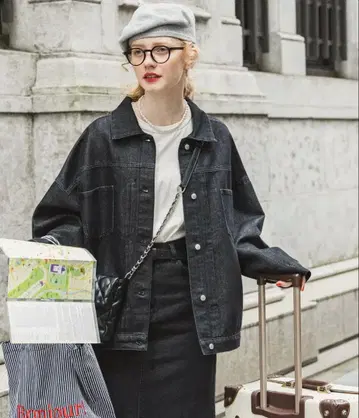 [미사용 새상품] BONLECILL 루즈 데님 자켓