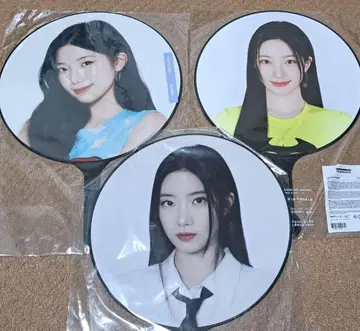 LE SSERAFIM 카즈하 부채 3장 세트