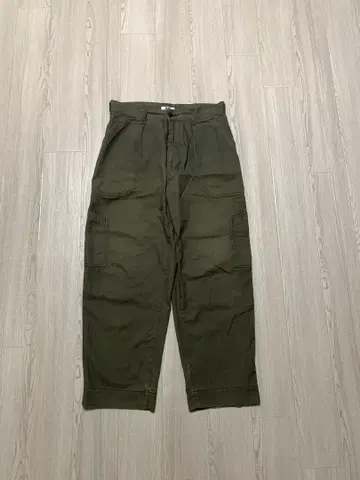 카고 팬츠 올리브색