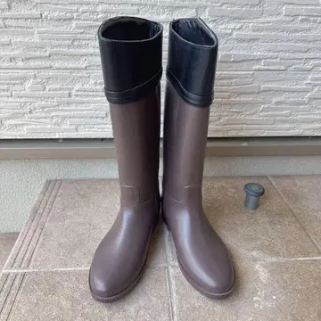 ESPERANZA 에스페란자 레인부츠 롱 부츠 브라운 블랙