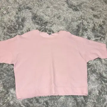 COS 핑크 숏 슬리브 M 사이즈
