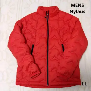 Nylaus 남성용 충전솜 다운 자켓 LL 레드