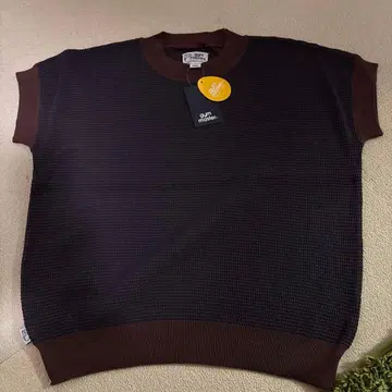 gyn master 하이 게이지 니트 보더 프렌치 슬리브