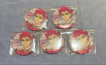 사이키 쿠스오의 재난 애니메이트 카페 캔뱃지 사이키 쿠스오 5종 세트