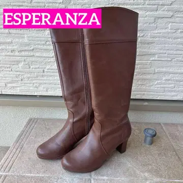 ESPERANZA 에스페란자 롱 부츠 브라운