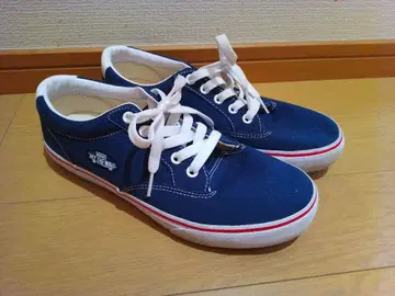 VANS OFF THE WALL 네이비 스니커즈