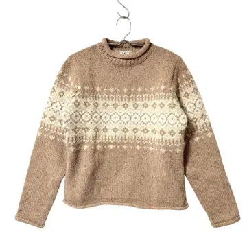 L.L.Bean 엘엘빈 롤넥 울 니트 스웨터 네프