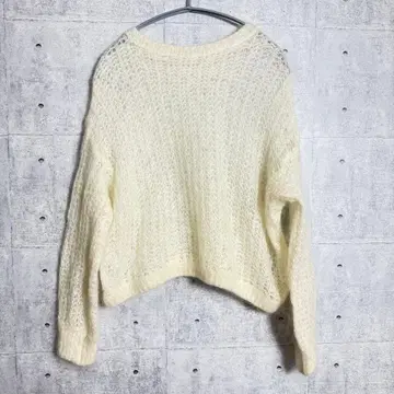 ADAM ET ROPE' FEMME 시어 모헤어 풀오버