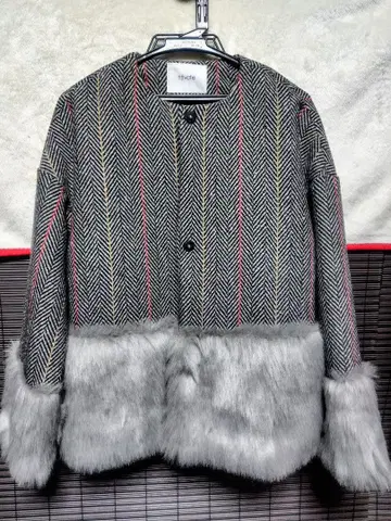 titivate 노카라 자켓 그레이 계열